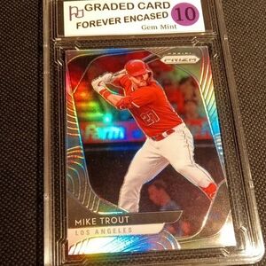 🔥2020 Panini Prizm MLB Baseball #196 Mike Trout - Clean Case🔥